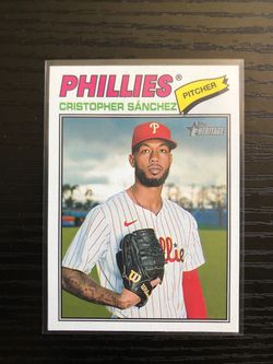 Cristopher Sanchez 2026 Topps Heritage Base Card #110