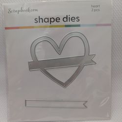 Crafting Dies Heart Shape (2 pieces)