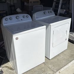 Whirlpool washer and gas dryer