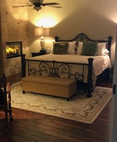 Rustic Metal King Bed Frame