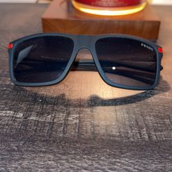 Prada Linea Rossa Sunglasses (Matte Black)