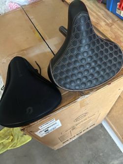 Bicycle saddle and cover for sale