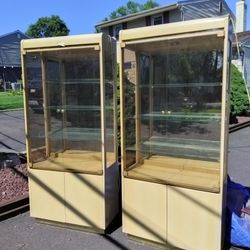 Hutch Display Cabinets With Drawer