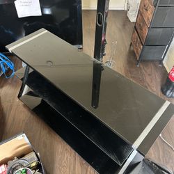 Free TV Stand Furniture Black Color 