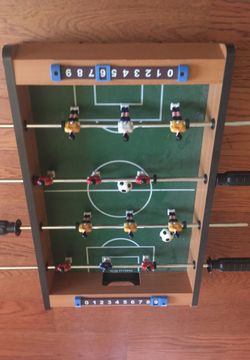 Fusball, Foosbal, futbolito, soccer game- 20”x12.5”
