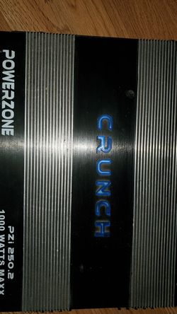 1000 watt crunch amp