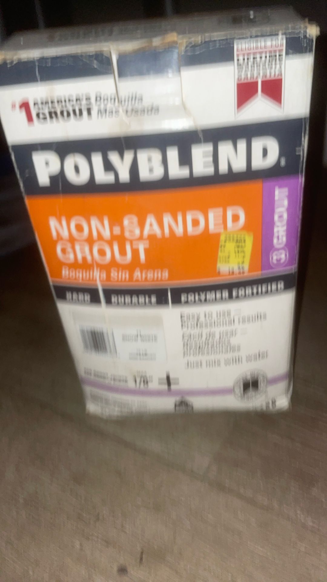 Nob Sanded Grout