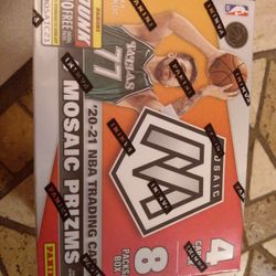 Unopened 20/20-2021 Mosaic NBA Prisms 8 Packs Per Box $60 Each