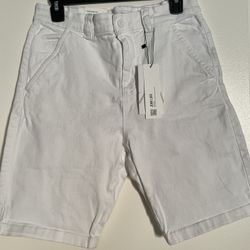 Brand New Zara Men Jean Shorts White