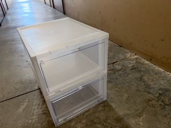 Container Store Large Drop-Front Shoe Boxes – Bulk Lot