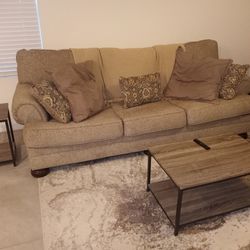 Living Room Set W/ Area Carpet