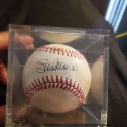 Stan Musial Autographed Baseball 