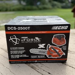 ECHO 56V 12 in. X Series Cordless Battery Top Handle Arborist Professional-Grade Chainsaw