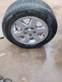 3 tires with wheels