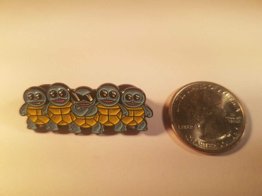 *SHIP ONLY* Suirtle Squad Hard Enamel Collectible Pokemon Pin Badge