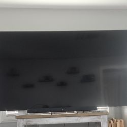 Samsung TV 85 Inch With Wooden Stand 