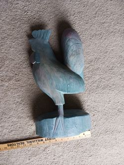CARVED ROOSTER