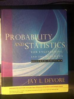 Probability and statistics for engineering and the sciences