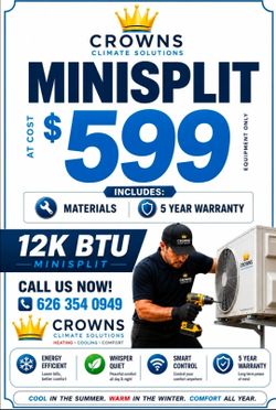 MINI-SPLIT • AC REPAIR • MAINTENANCE