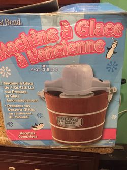 Ice cream maker