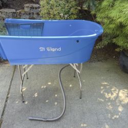  45" Pet Grooming Bathtub Dog Wash Station