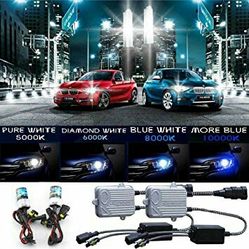 Hid conversion lights kit ' led headlight bulbs- 360 beam projection- any ride from scion frs xb xa 2 dodge ram 2 chevy Silverado any truck bike car