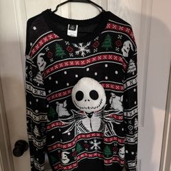Men’s Jack Skellington Ugly Christmas Sweater