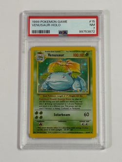 POKEMON Venusaur - Base Set PSA 7