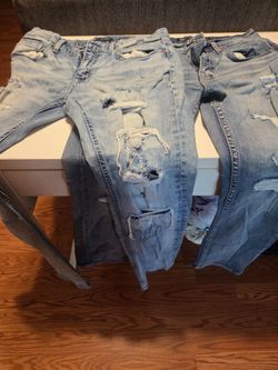 Men's "Jake Straight" Buckle Jeans 33x30
