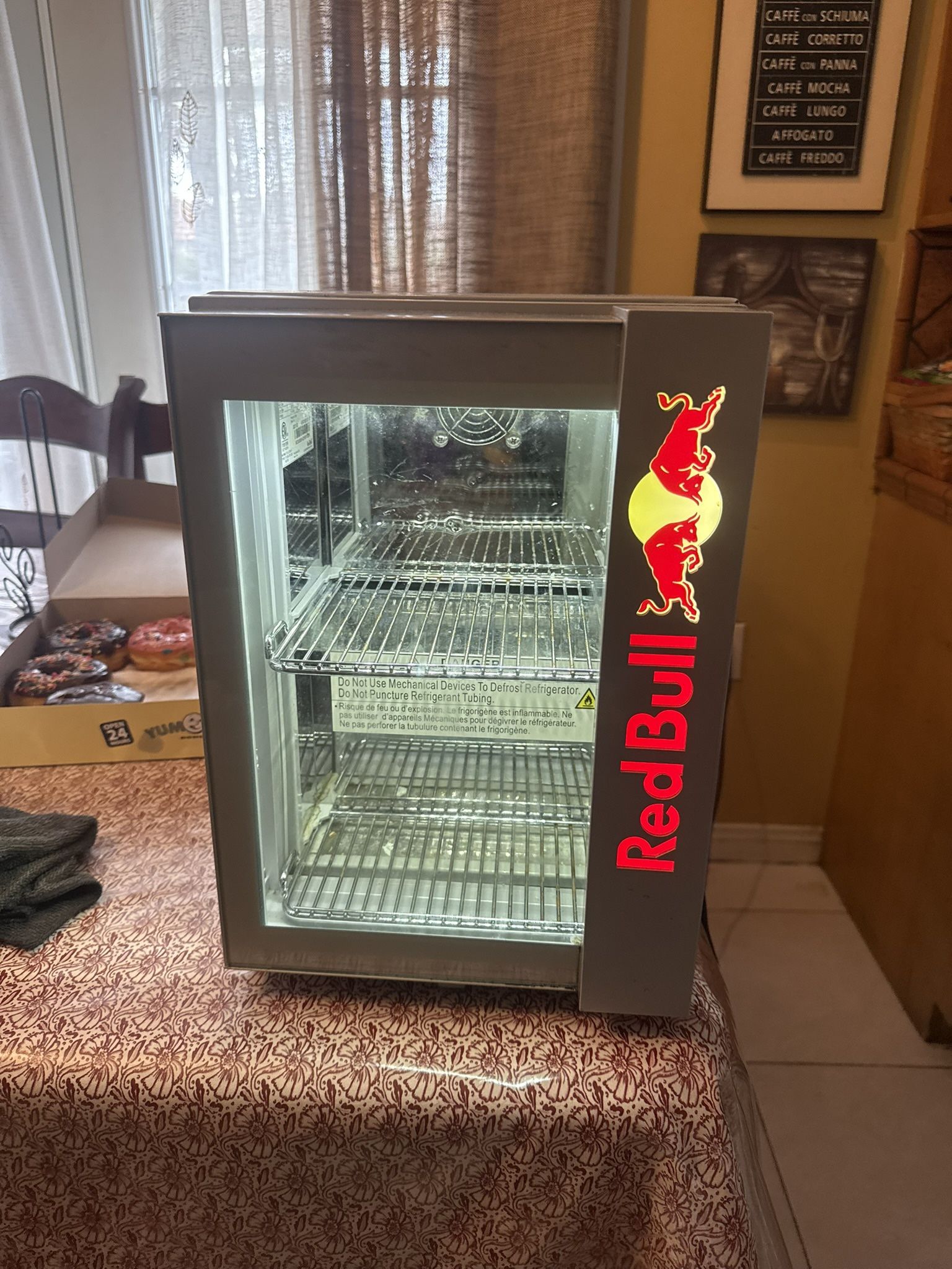 Redbull mini fridge 