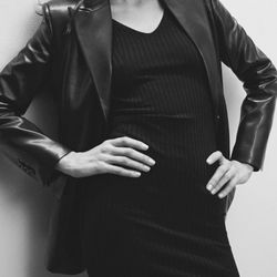 Mango Leather jacket Size Small