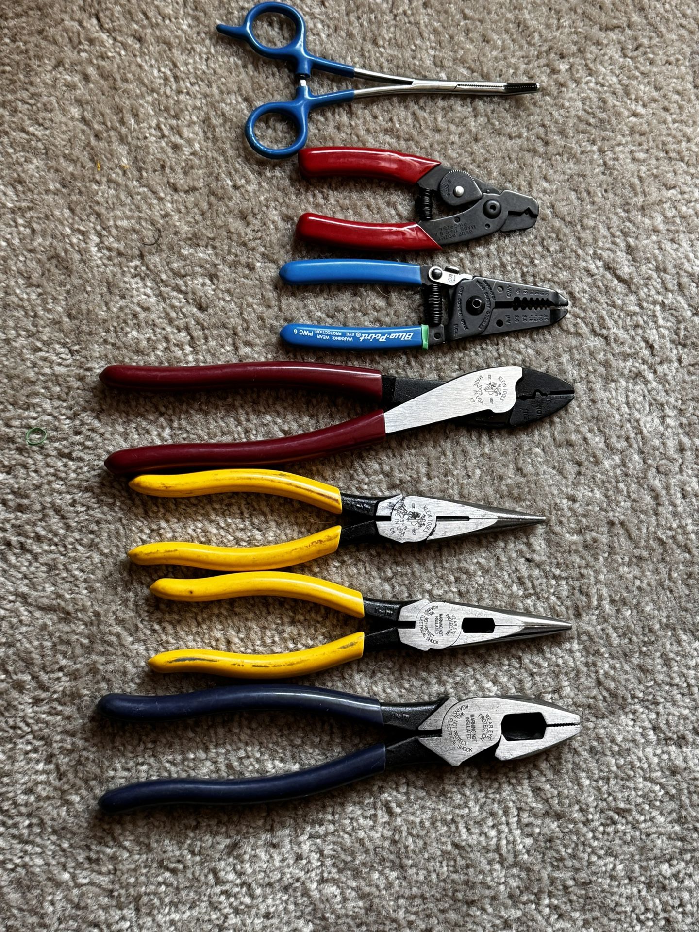 Klein Pliers/snap On Wire Strippers. 90$