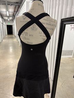 LULULEMON black Tennis Dress 6