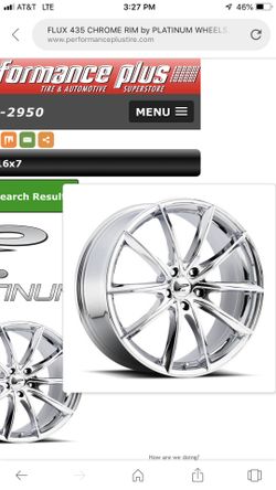 Platinum wheels 20” 5114.3