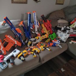 Nerf And Rival Lot 24 Blasters
