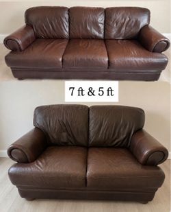 Leather Sofa Set