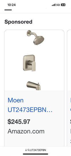 Moen Gents Lx Shower Head, Handle And Faucet 