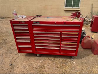 20 drawer tool box and tools