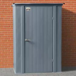 Arrows 4x3 Metal Shed | 12 sq. ft. Patio Storage | Charcoal | 3 Available