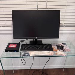 HP Computer + Monitor + Accessories Bundle