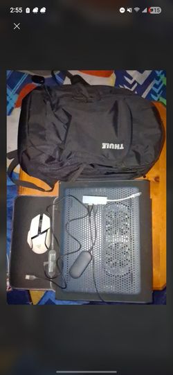 Laptop accessories wireless mouse, 2 usb hubs, thule bag