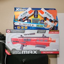 3 SURU XSHOT  Y  1 DART  ZONE MAX