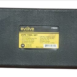 Evolve 25 piece tool set