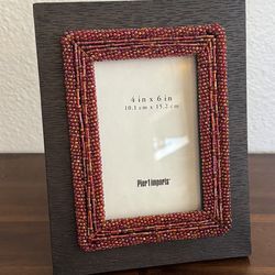 Pier 1 Beaded Frame *NEW