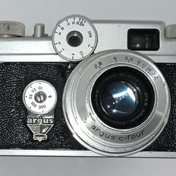 Argus C-Four Camera With Lens