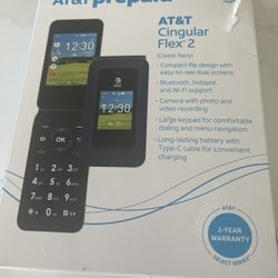 AT&T Cingular Flex 2 Cell Phone Prepayed 