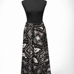 INC International Concepts Abstract Print Maxi Skirt Women’s Medium