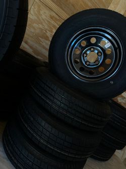 Fresh 205/75R15 Tire on Premium 5-Lug Rim