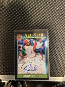 2026 Topps 75 years 1991 10/10 BARRY LARKIN BLACK FRAME AUTO