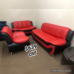 3 Piece Living room Sofa Set ( Sofa +Loveseat + Chair )